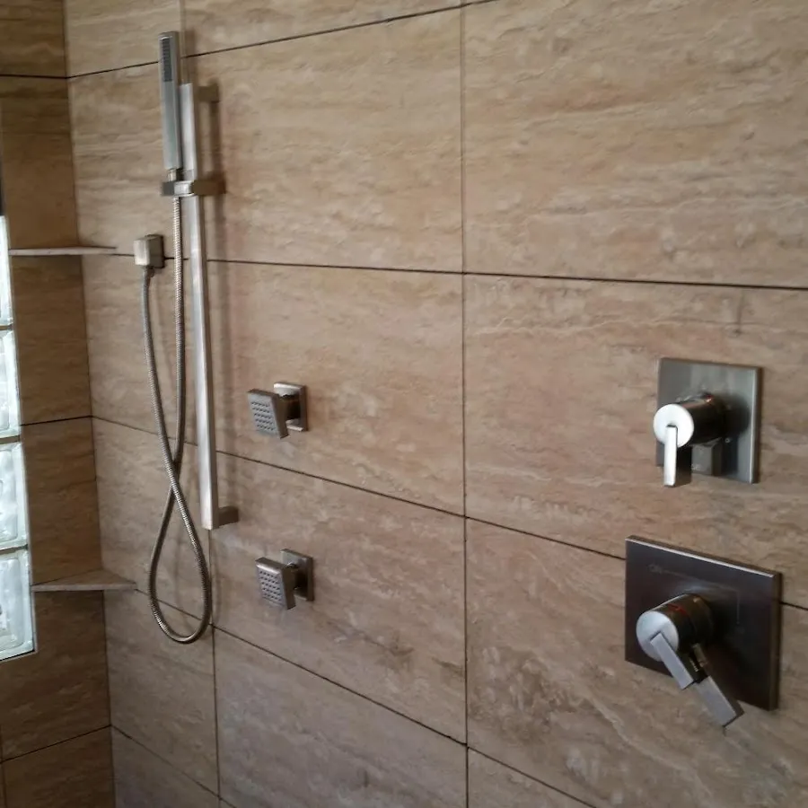 Shower fixture installation for Water Heater Replacement in Monroeville